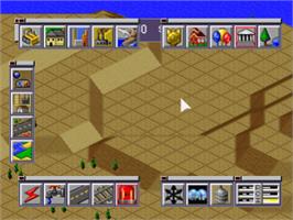 In game image of SimCity 2000 on the Sony Playstation.
