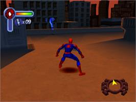 In game image of Spider-Man 2: Enter Electro on the Sony Playstation.