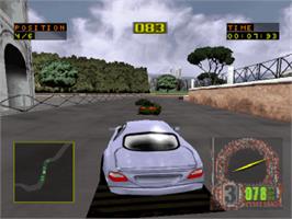 In game image of Test Drive 6 on the Sony Playstation.