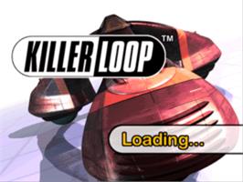 Title screen of Killer Loop on the Sony Playstation.