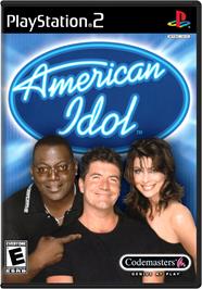 Box cover for American Idol on the Sony Playstation 2.