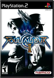 Box cover for SoulCalibur 2 on the Sony Playstation 2.