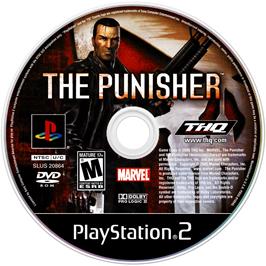 Artwork on the Disc for Punisher, The on the Sony Playstation 2.
