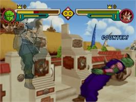 In game image of Dragonball Z: Budokai on the Sony Playstation 2.