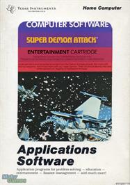 Box cover for Demon Attack on the Texas Instruments TI 99/4A.
