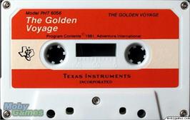 Cartridge artwork for Golden Voyage on the Texas Instruments TI 99/4A.