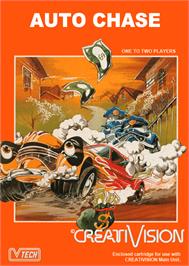 Box cover for Auto Chase on the VTech CreatiVision.