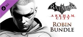 Banner artwork for Batman Arkham City: Robin Bundle.