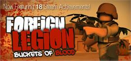 Banner artwork for Foreign Legion: Buckets of Blood.
