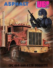 Box cover for Asphalt on the Amstrad CPC.