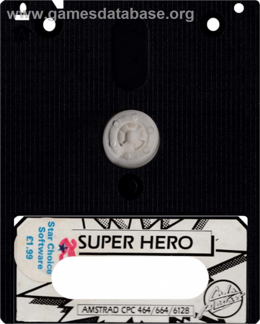 Super Hero - Amstrad CPC - Artwork - Cartridge