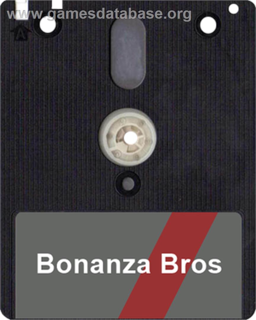 Bonanza Bros. - Amstrad CPC - Artwork - Disc