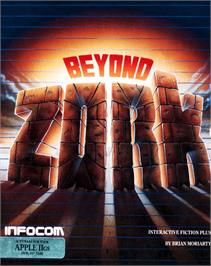 Box cover for Beyond Zork: The Coconut of Quendor on the Apple II.