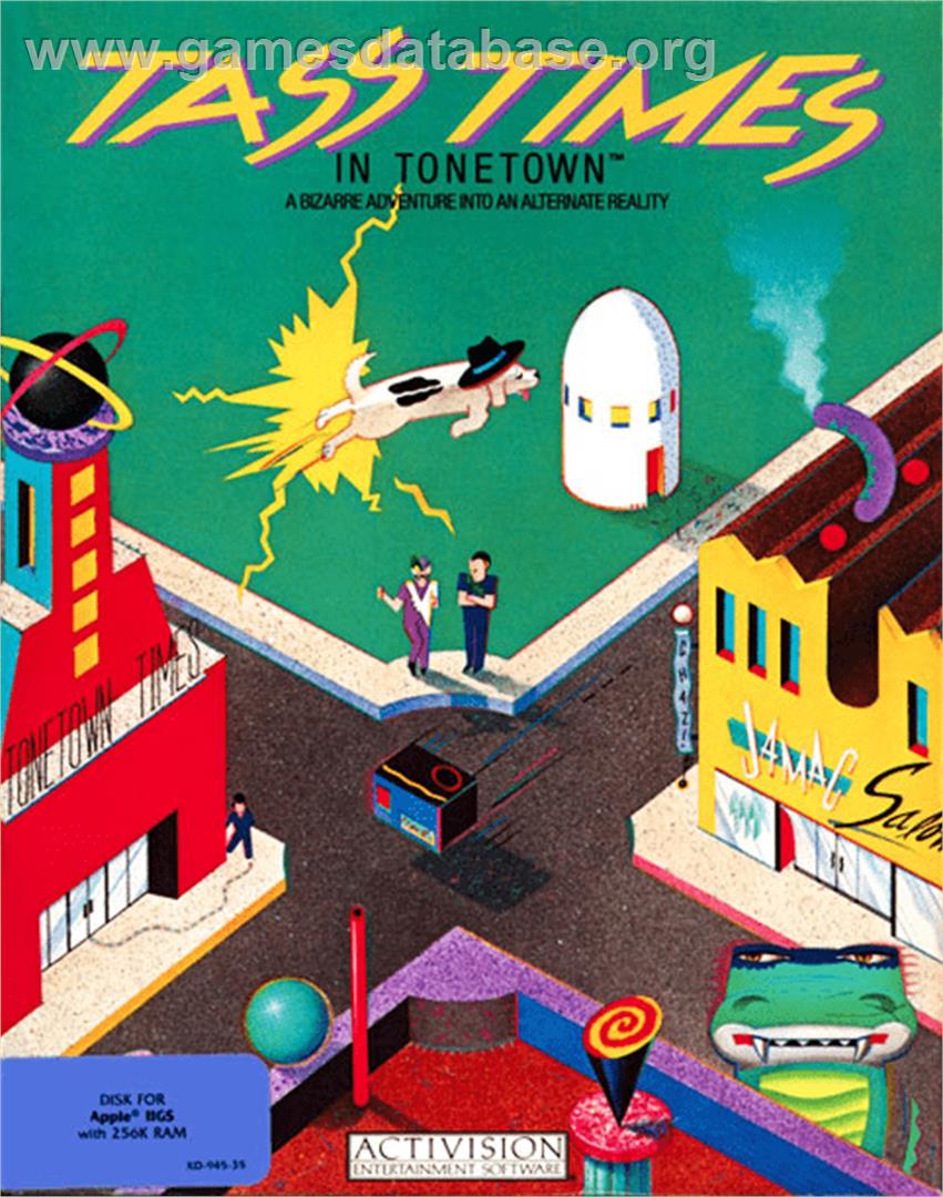 Tass Times in Tonetown - Apple II - Artwork - Box