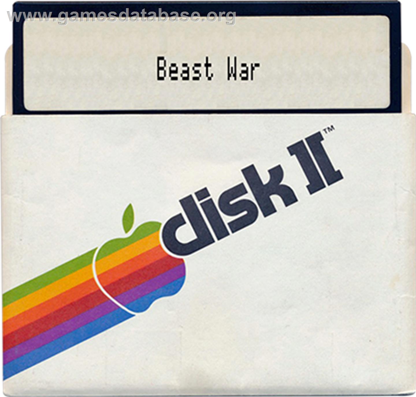 Beast War - Apple II - Artwork - Disc