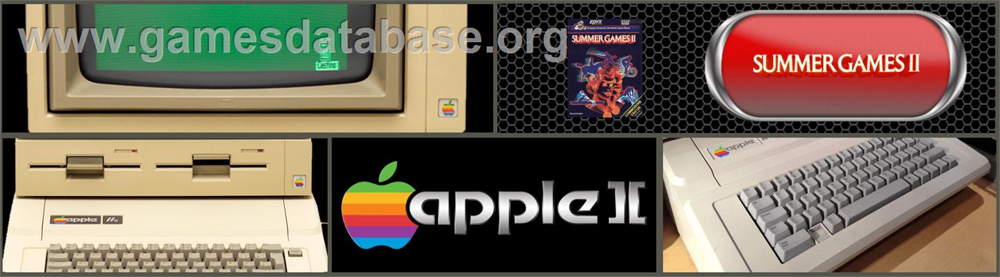 Summer Games 2 - Apple II - Artwork - Marquee