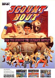 Advert for 3 Count Bout / Fire Suplex on the Arcade.