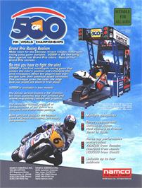 Advert for 500 GP on the Arcade.