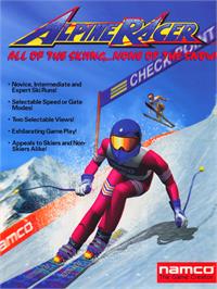 Advert for Alpine Racer on the Arcade.