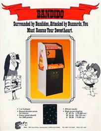 Advert for Bandido on the Arcade.