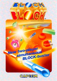 Advert for Block Block on the Arcade.