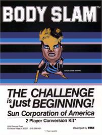 Advert for Body Slam on the Arcade.