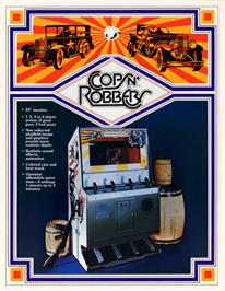 Advert for Cops'n Robbers on the Arcade.