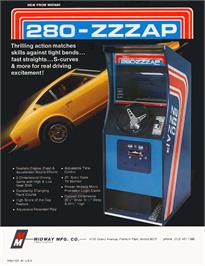 Advert for Datsun 280 Zzzap on the Arcade.