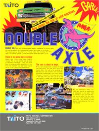 Advert for Double Axle on the Arcade.