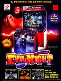 Advert for Evil Night on the Arcade.