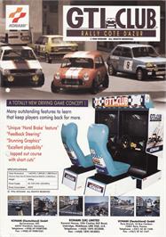 Advert for GTI Club on the Arcade.