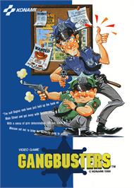 Advert for Gang Busters on the Arcade.