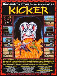 Advert for Kicker on the Arcade.