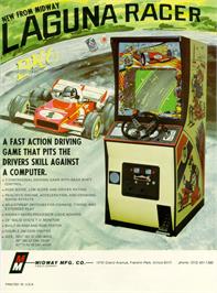 Advert for Laguna Racer on the Arcade.