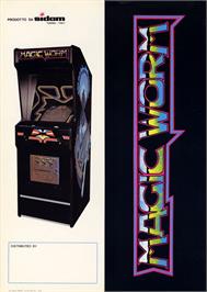 Advert for Magic Worm on the Arcade.