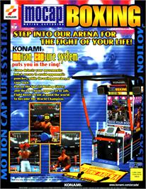 Advert for Mocap Boxing on the Arcade.