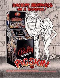 Advert for Pigskin 621AD on the Arcade.