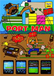 Advert for Port Man on the Arcade.
