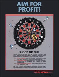 Advert for Shoot the Bull on the Arcade.