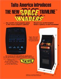 Advert for Space Invaders on the Arcade.