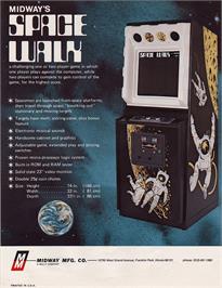 Advert for Space Walk on the Arcade.