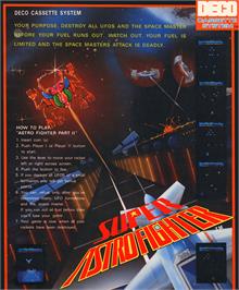 Advert for Super Astro Fighter on the Arcade.