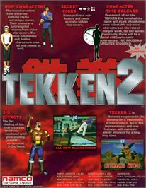 Advert for Tekken 2 Ver.B on the Arcade.