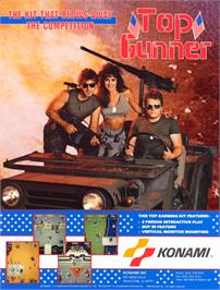 Advert for Top Gunner on the Arcade.