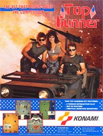 Advert for Top Gunner on the Arcade.