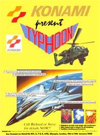 Advert for Typhoon on the Arcade.