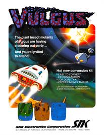 Advert for Vulgus on the Arcade.