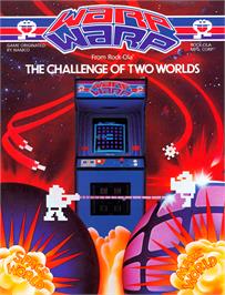 Advert for Warp Warp on the Arcade.