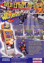 Advert for Wild Riders on the Arcade.