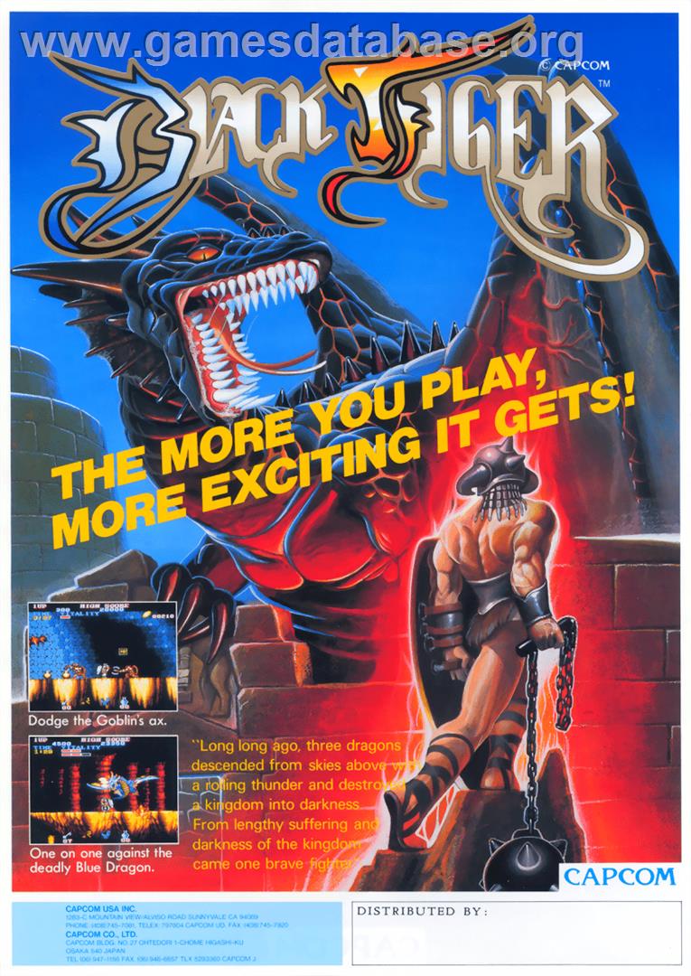 Black Dragon - Arcade - Artwork - Advert